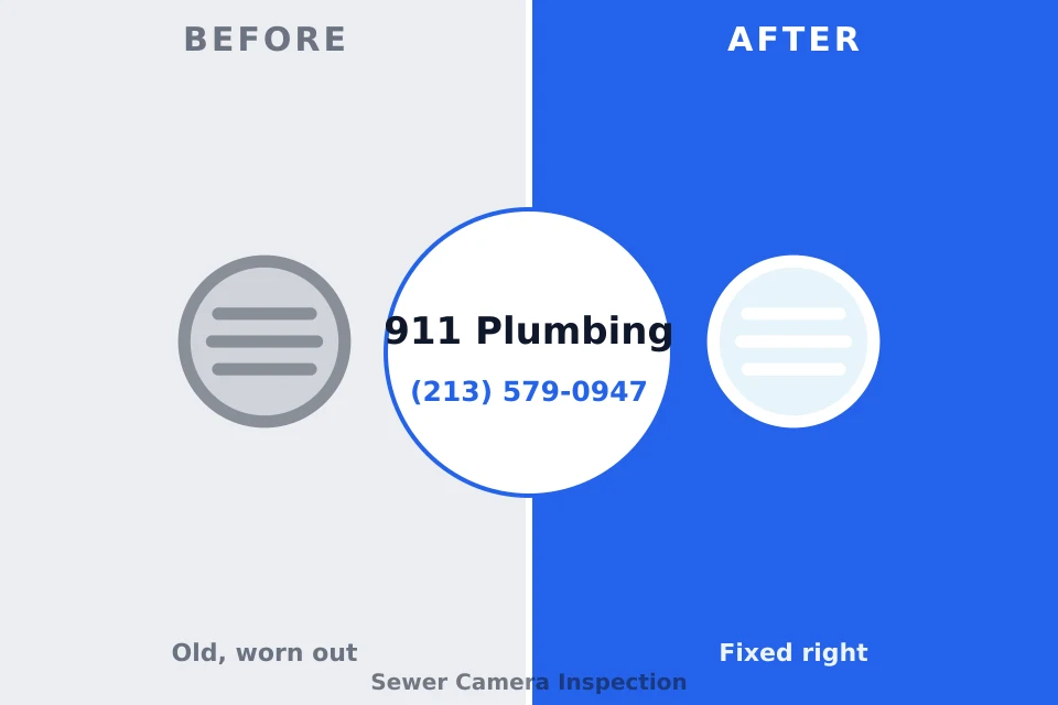 Before and after: plumbing company Belton, TX